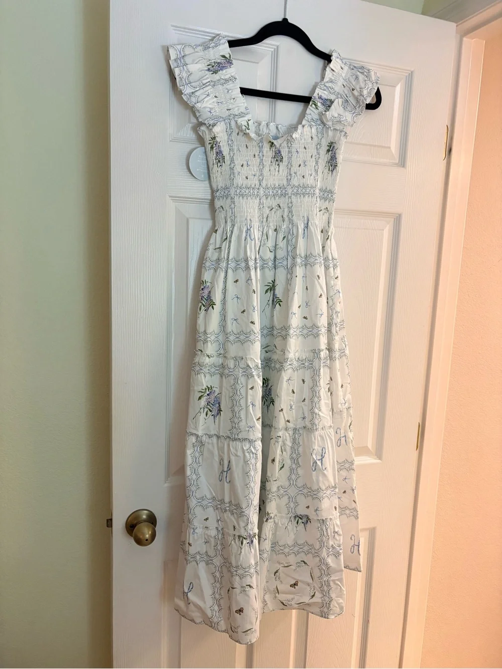NWT Hill House Home Nap Dress Size Small in Small Floral Patchwork - Picture 2 of 3
